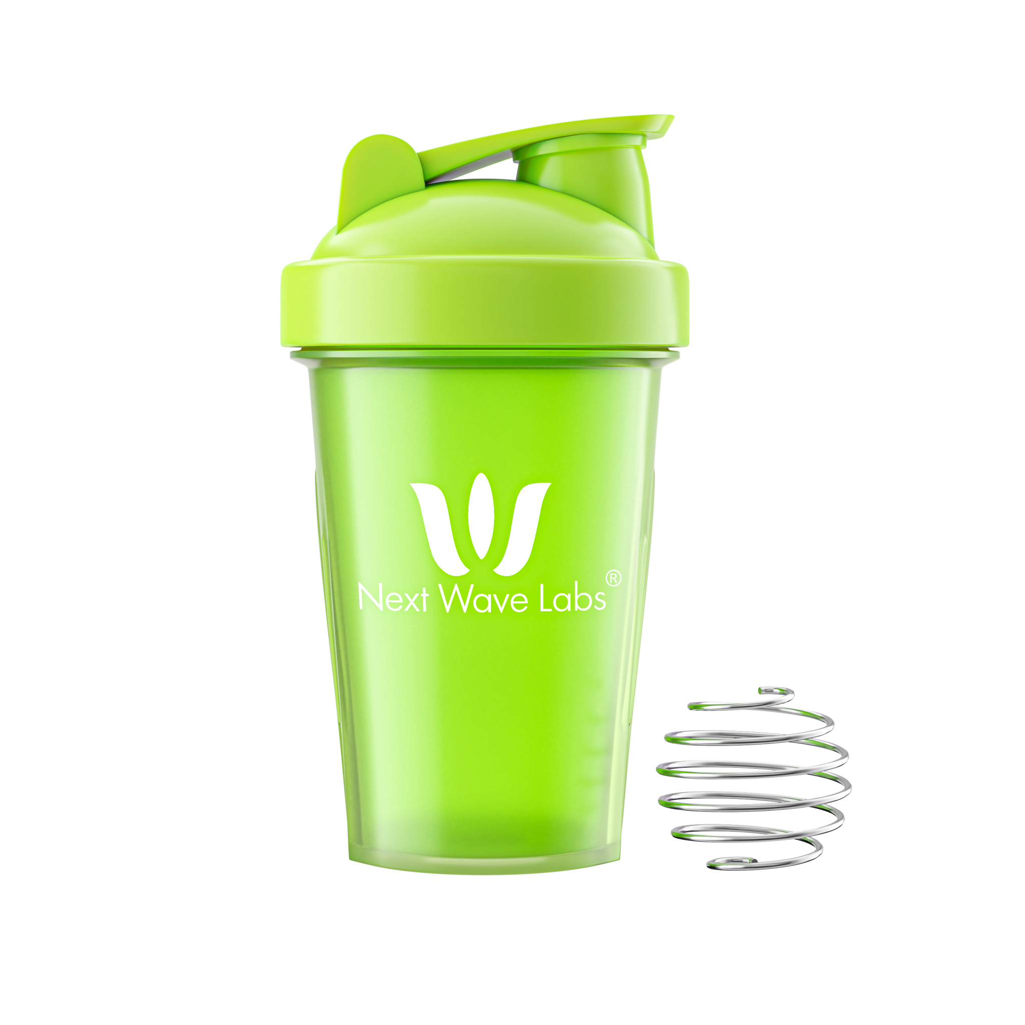 Shaker Bottle 13.5 oz (Green) Next Wave Labs